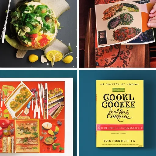 

A colorful collage of cookbooks featuring a variety of recipes from around the world, highlighting the best cookbooks of all time.
