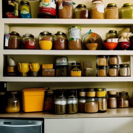 

A photo of a kitchen with a variety of Mexican cooking ingredients, utensils, and spices, highlighting the essential tools for preparing traditional Mexican dishes.