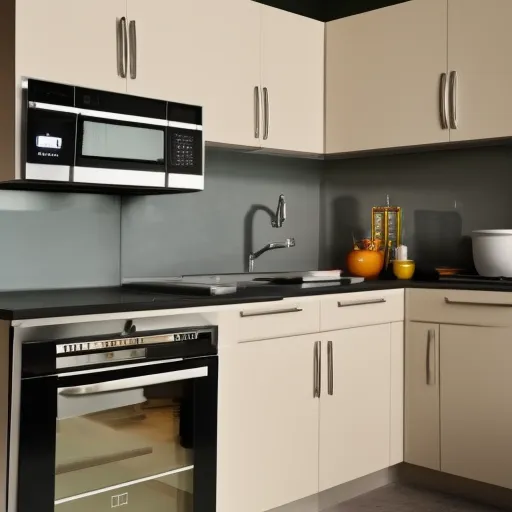 

An image of a kitchen with modern appliances and cookware, including a stove, oven, and various pots and pans, to illustrate the article on cooking tips and kitchen equipment for delicious dinners.